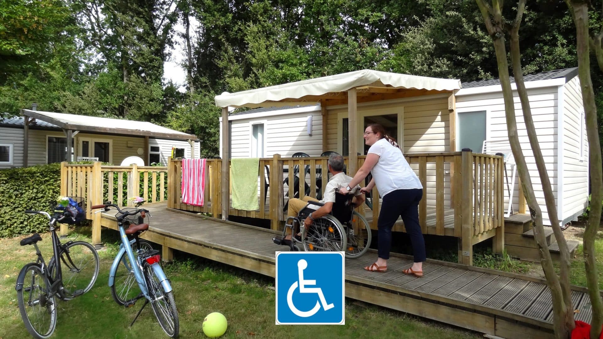 Camping La Garangeoire - Mobil-home Life spécial handicap