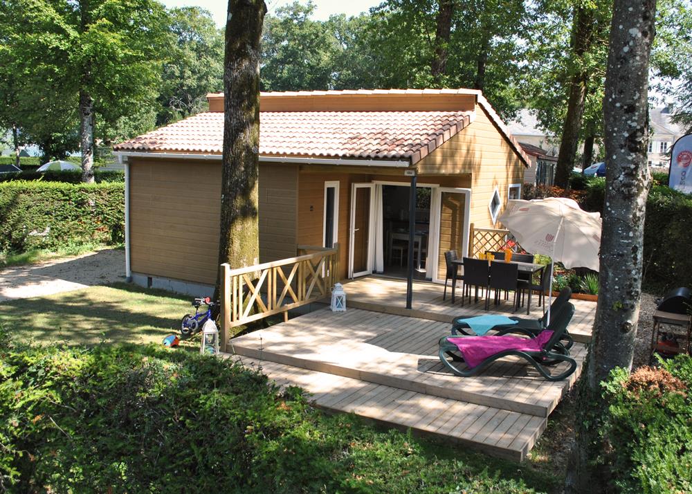 Camping La Garangeoire - Chalet Tempo mit Family Pack