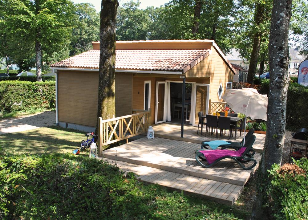 Camping La Garangeoire - Chalet Tempo with family pack