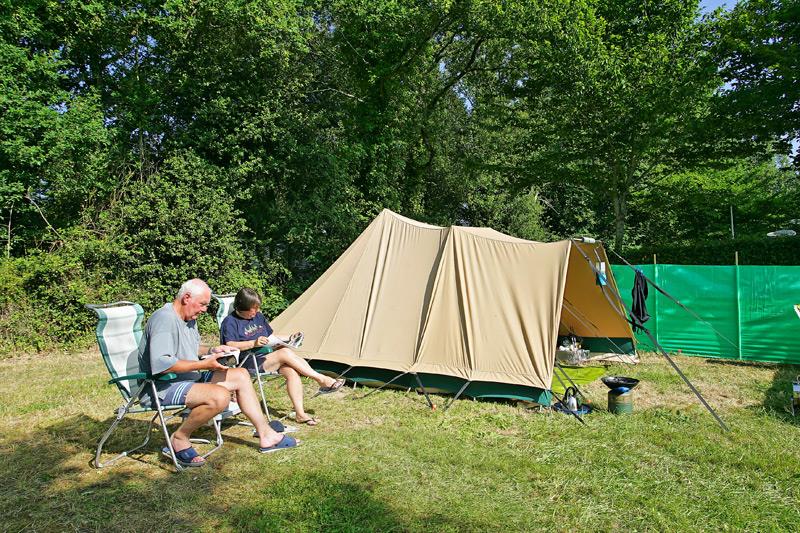 Camping La Garangeoire - Einfacher Stellplatz für Zelte