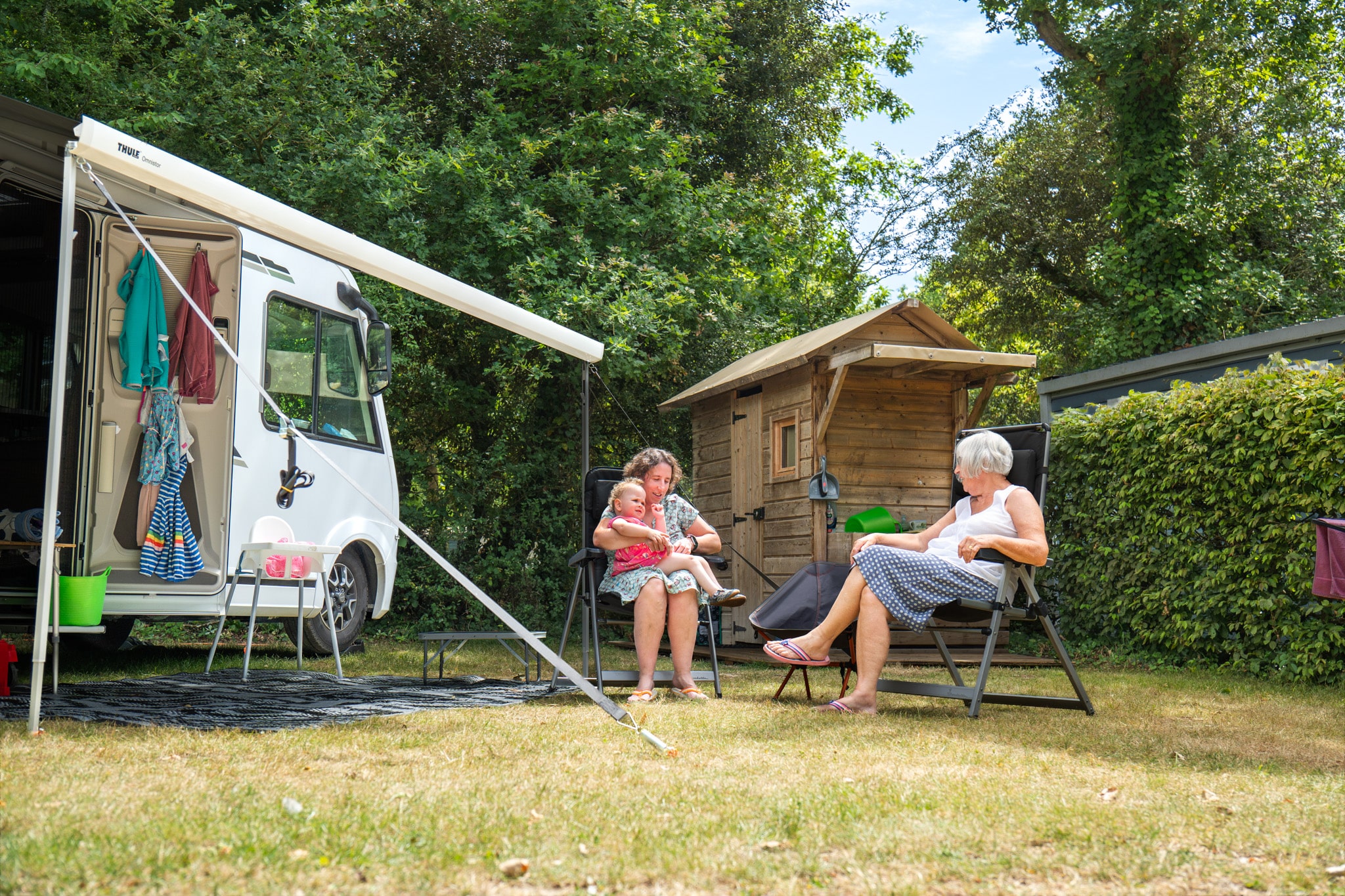 Camping La Garangeoire - Individual sanitary pitch