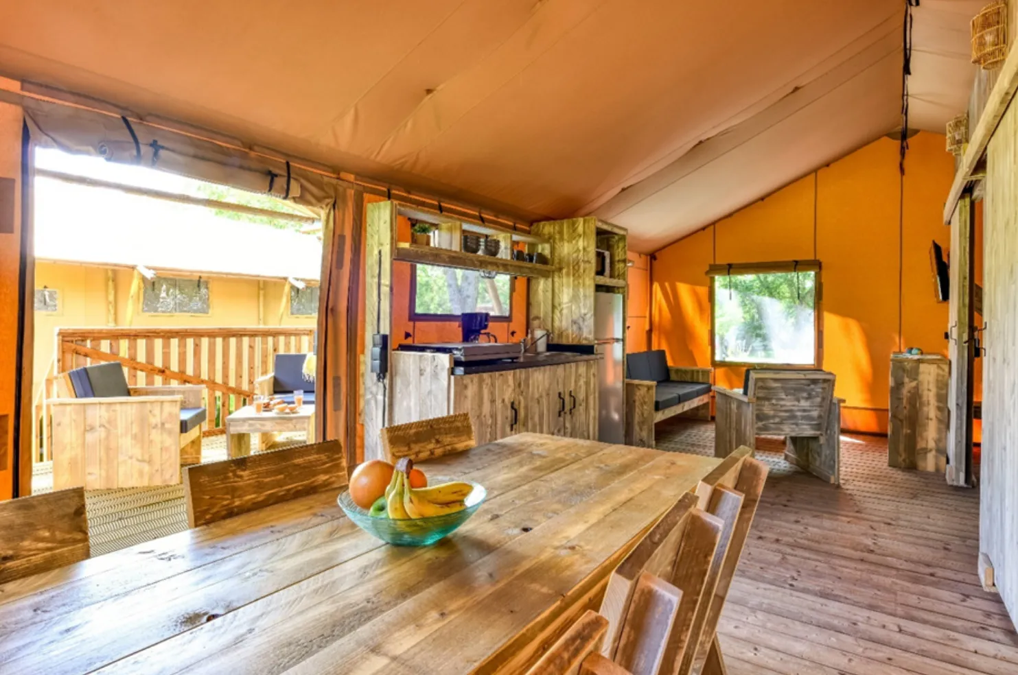 Camping La Garangeoire - Safari Lodge Premium