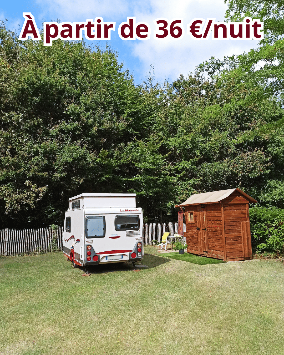 Camping La Garangeoire - Et si cette année, vous vous offriez le luxe d’un emplacement avec sanitaire ?