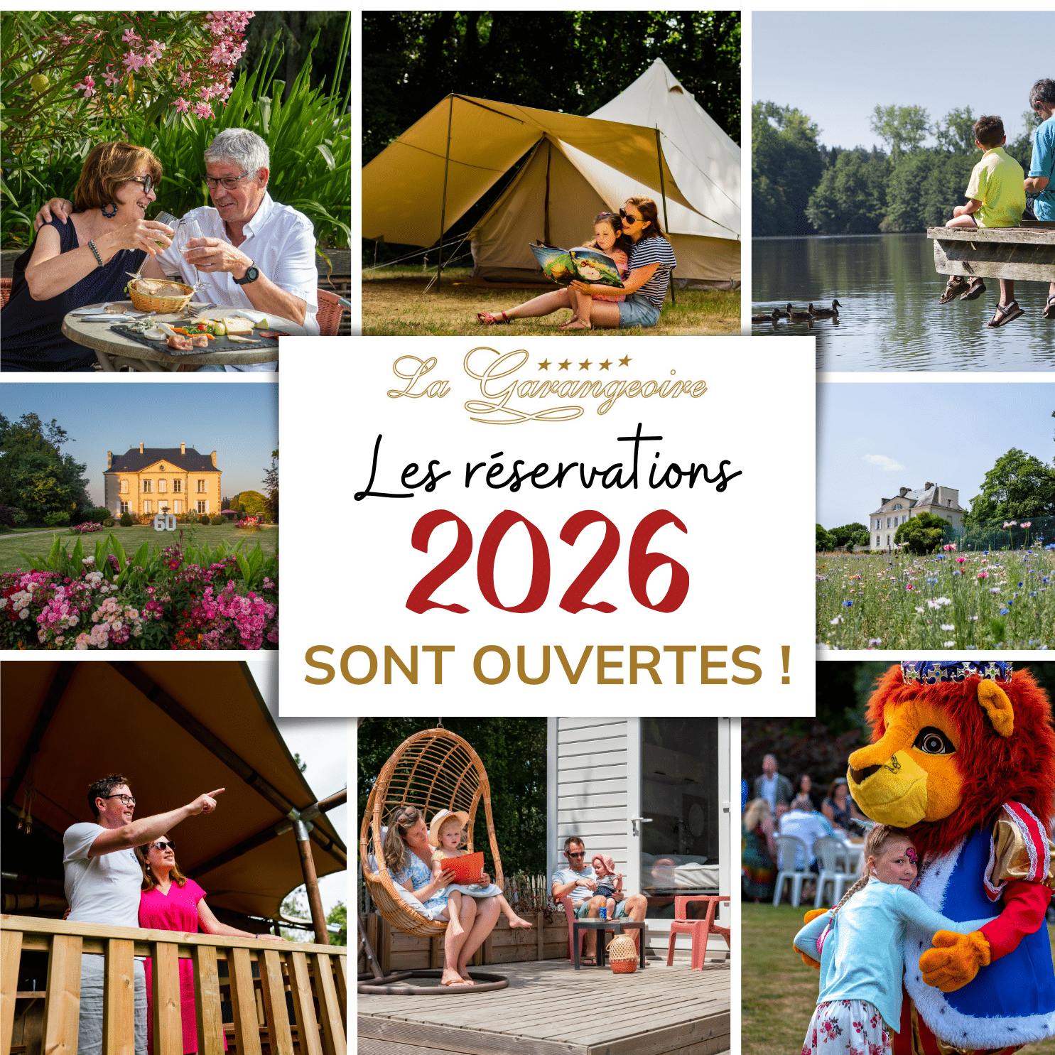 Camping La Garangeoire - Ouverture des réservations 2026