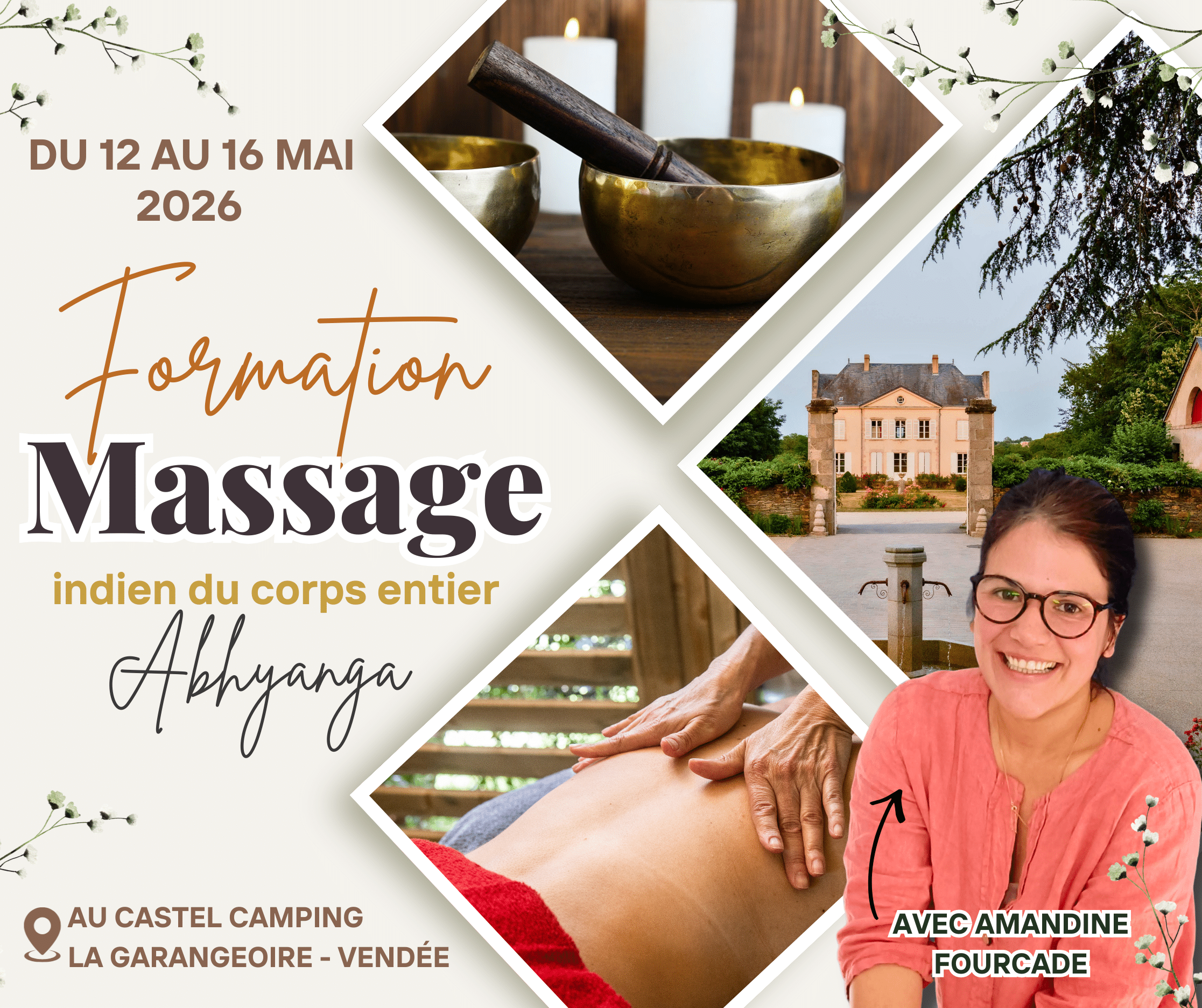 Camping La Garangeoire - Formation massage indien
